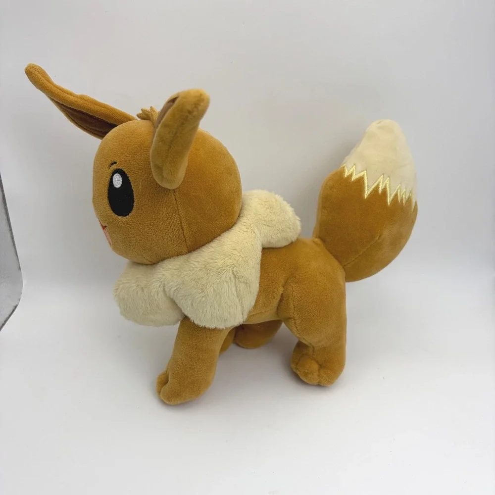 Pokemon‎ Eevee Plush Brown Stuffed Animal Toy Jazwares PKW4018-071023-WH 8 Inch